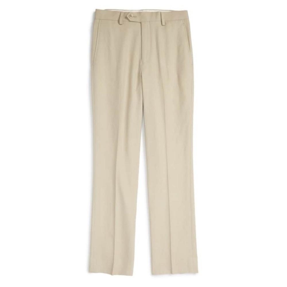 Michael Kors Linen Kirton Flat Front Pants Sz 18R